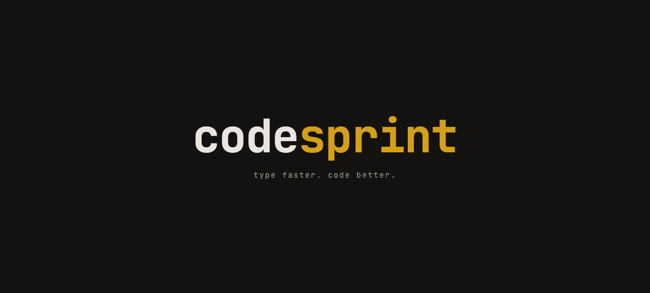 CodeSprint terminal logo